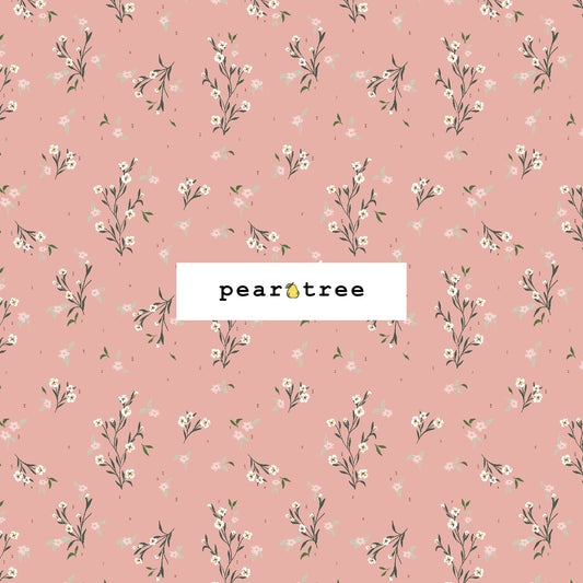 RJR Fabrics Delicate Bloom - Old Rose Fabric