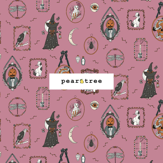 RJR Fabrics Haunting Memories - Pink Mauve Fabric