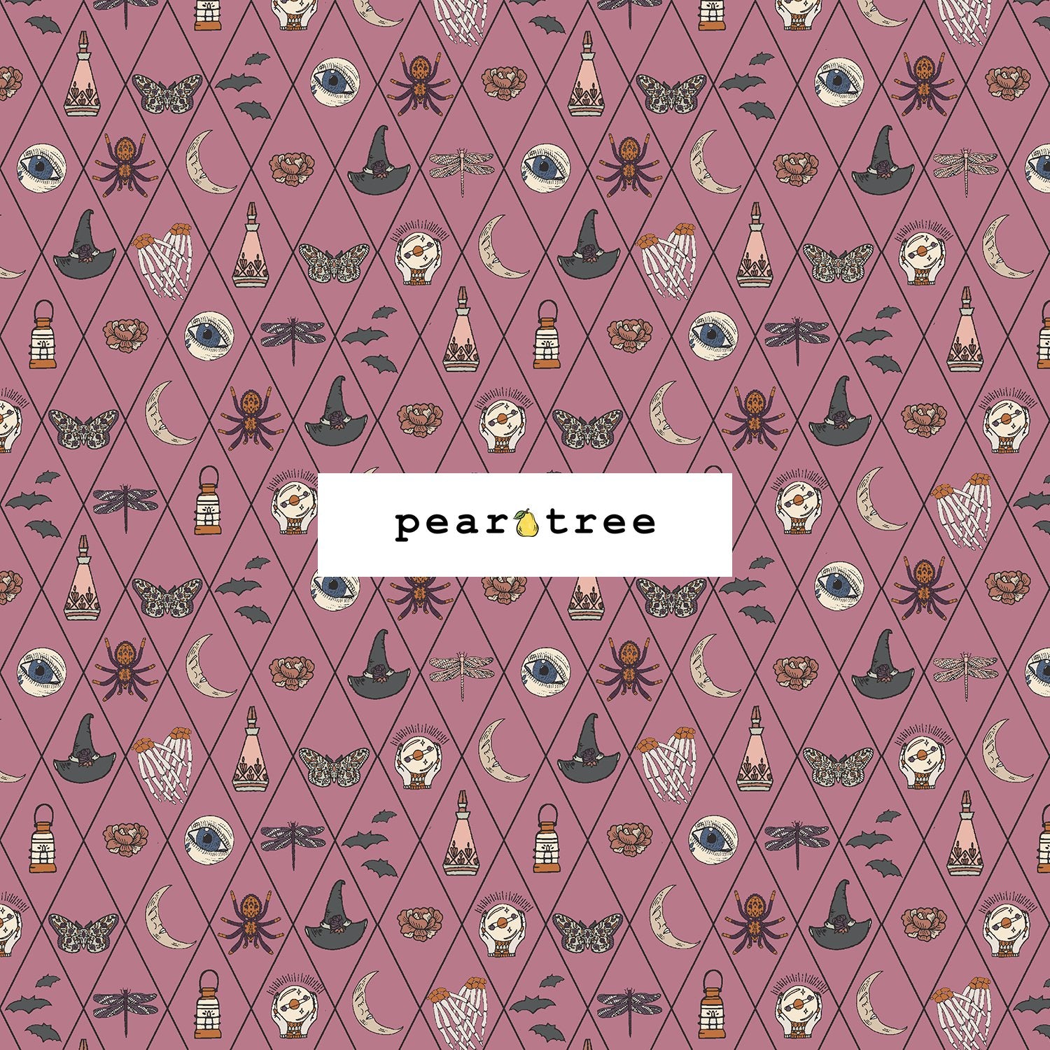 RJR Fabrics Witches Weave - Rose Fabric