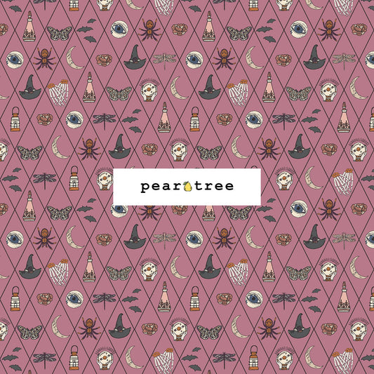 RJR Fabrics Witches Weave - Rose Fabric