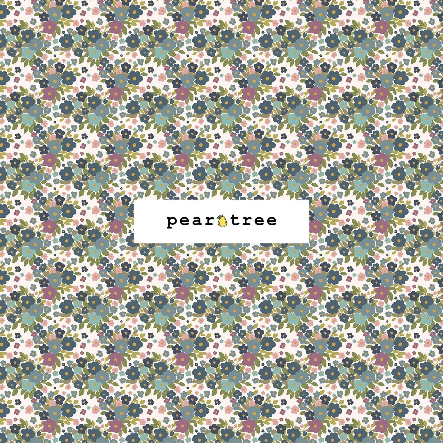 RJR Fabrics Perfect Posies - Blueberry Fabric