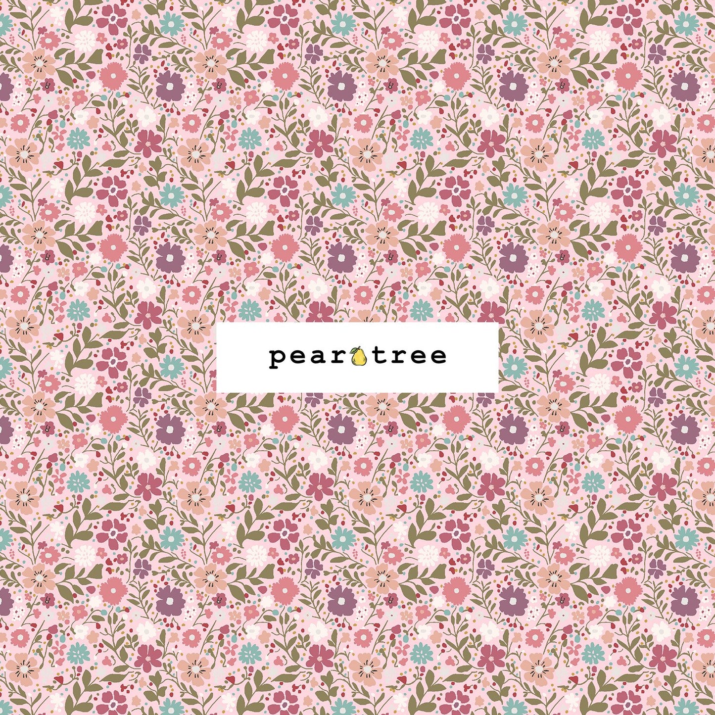RJR Fabrics Happy Petals - Rose Fabric