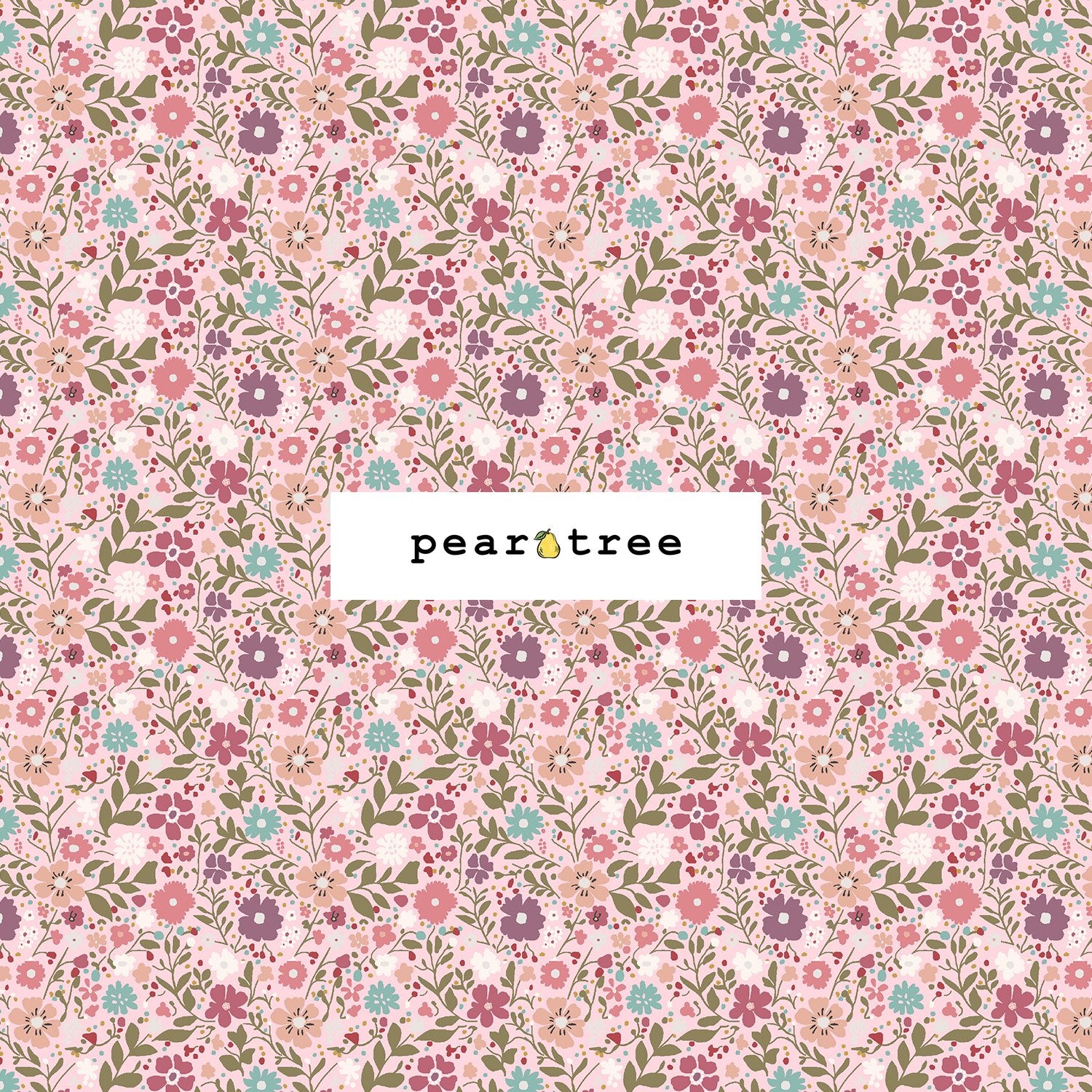 RJR Fabrics Happy Petals - Rose Fabric