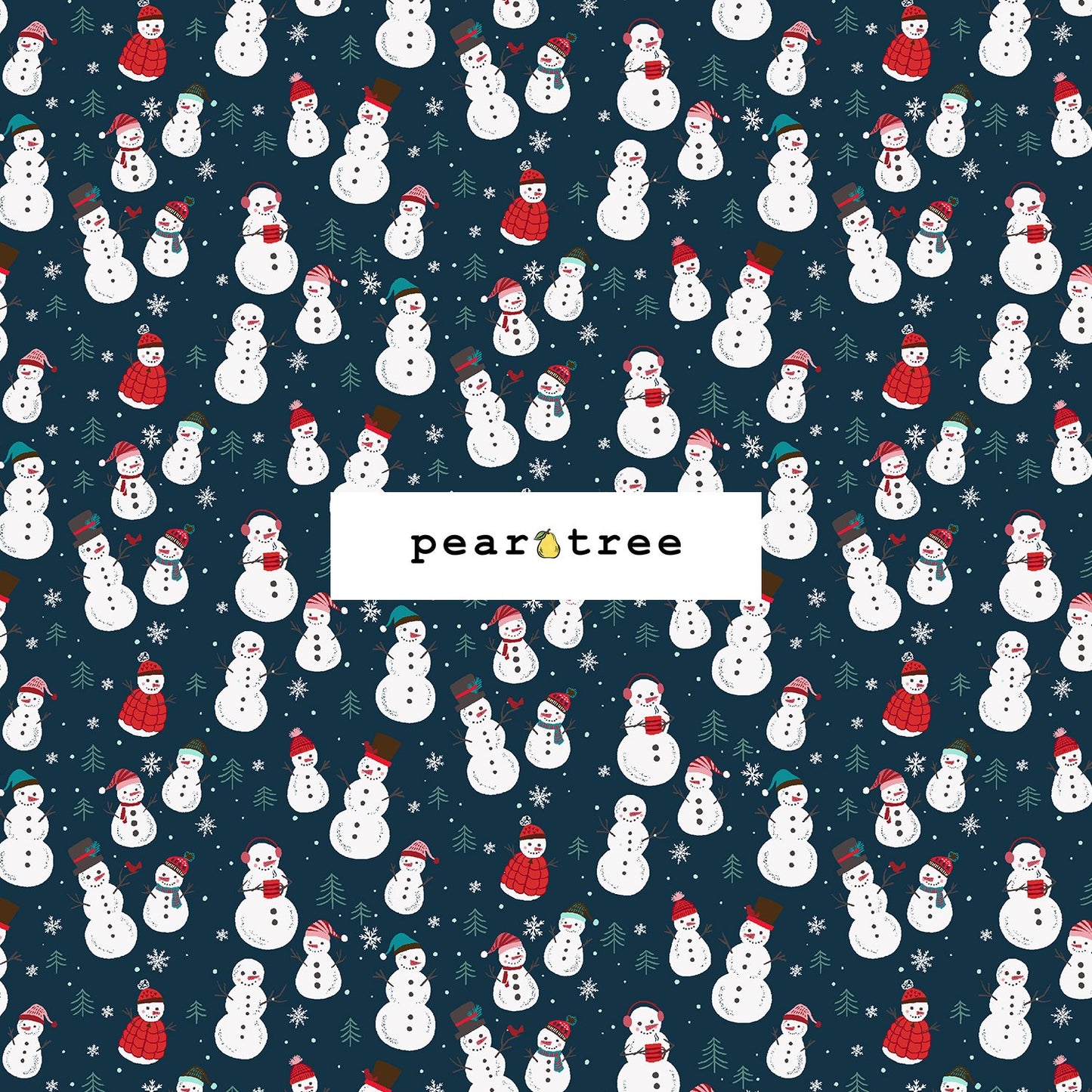 RJR Fabrics Snowmen Fun - Cold Night Fabric