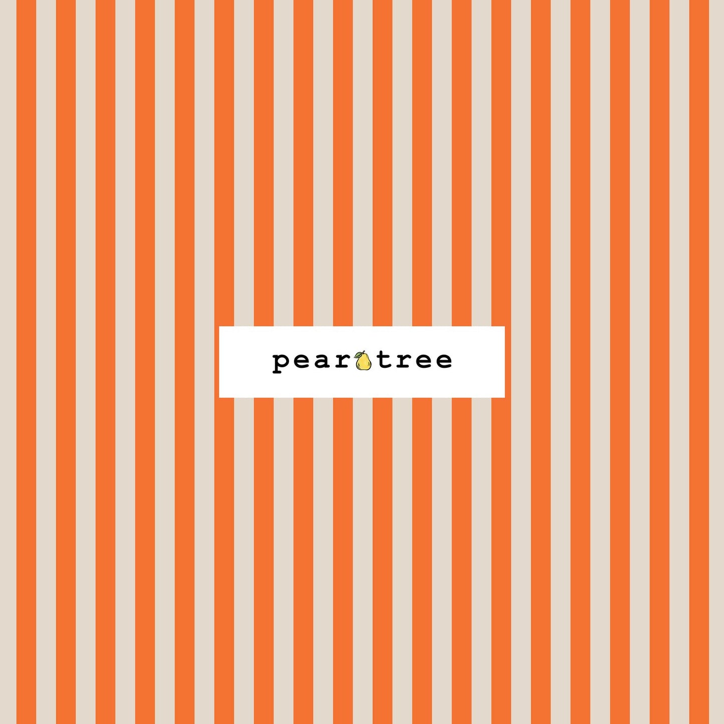 Rifle Paper Co Cabana Stripe - Orange Fabric