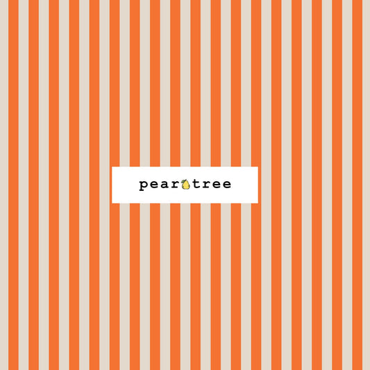 Rifle Paper Co Cabana Stripe - Orange Fabric