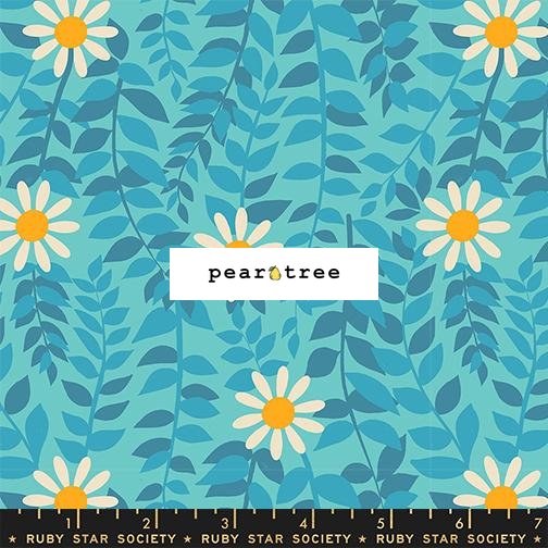 Turquoise - Daisy Vines | Flowerland | Ruby Star Society | RS0075-13