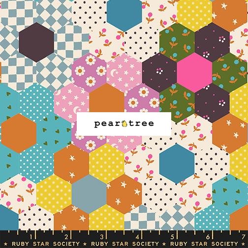 Ruby Star Society Turquoise - Vintage Hexie