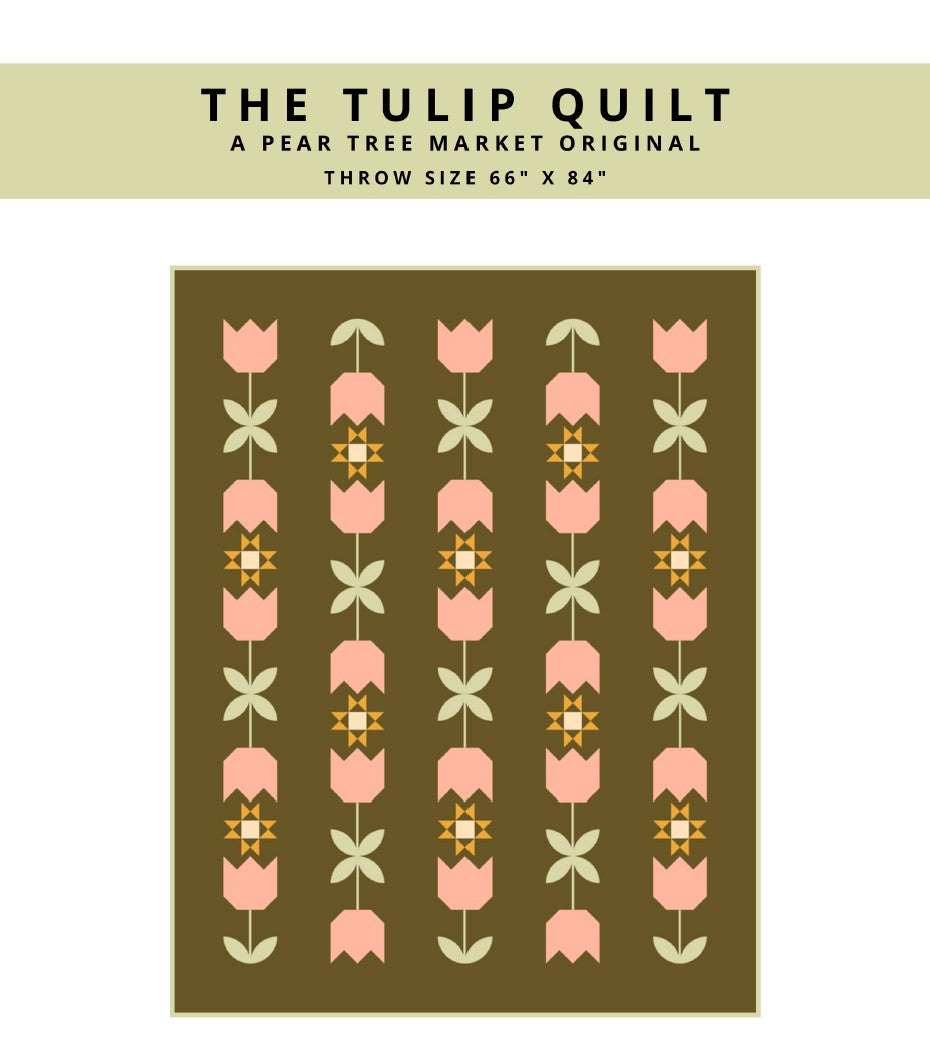 The Tulip Quilt - Quilting Pattern PDF Download