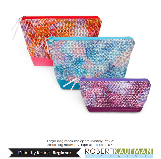 Pouch Pattern 3-Pack - Free Quilting Pattern PDF Download