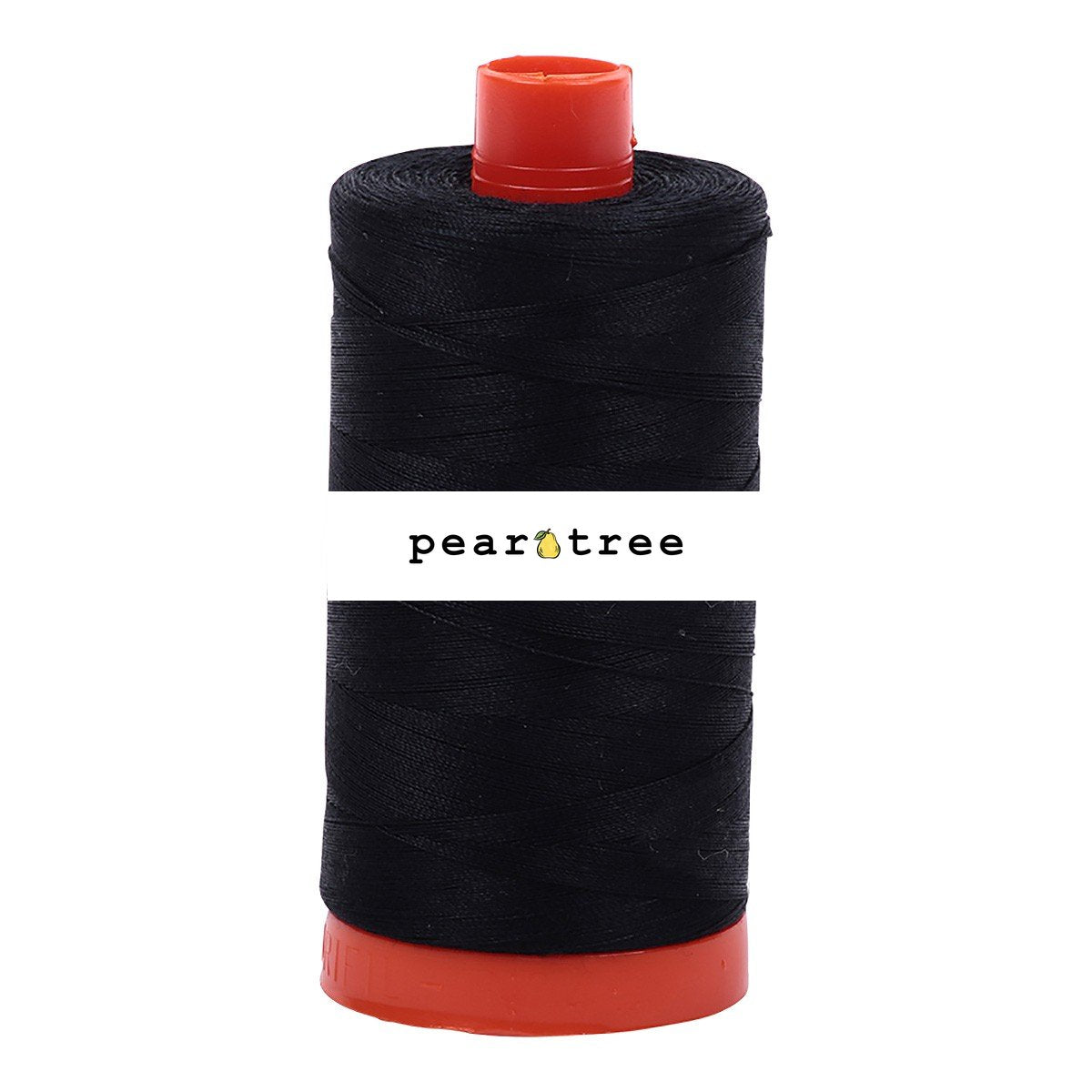 Checker Aurifil Mako Cotton Thread Solid - Black - 50wt 1422yds