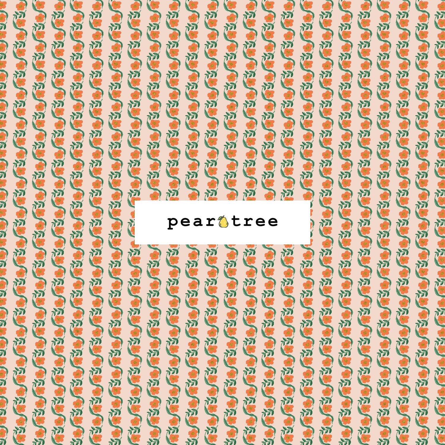 Rifle Paper Co Messina Stripe - Red Metallic