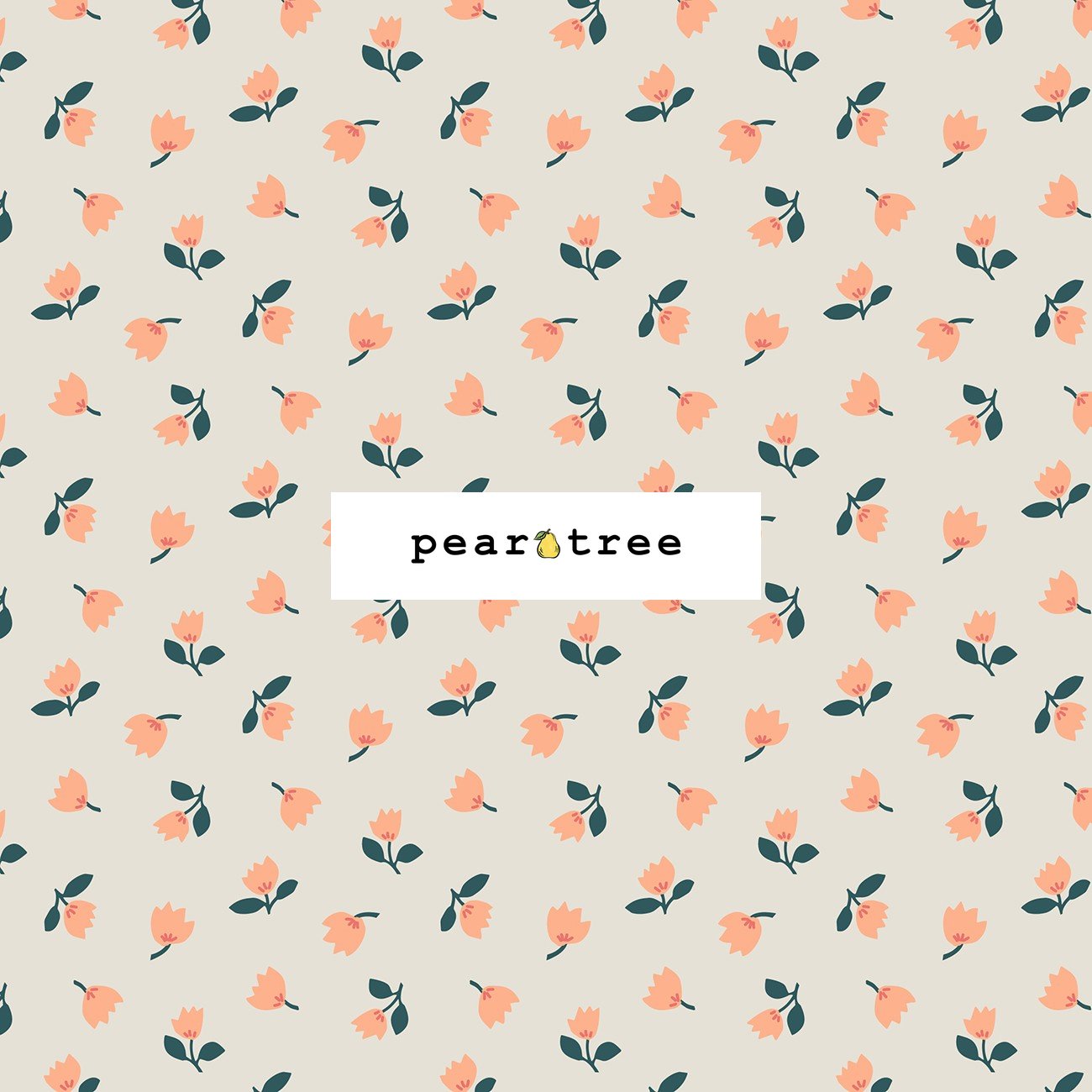 Little Flowers on Cream | Folk Floral | Lewis and Irene | A667-1