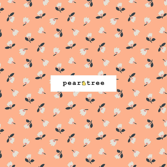 Lewis and Irene Little Flowers on Peach
