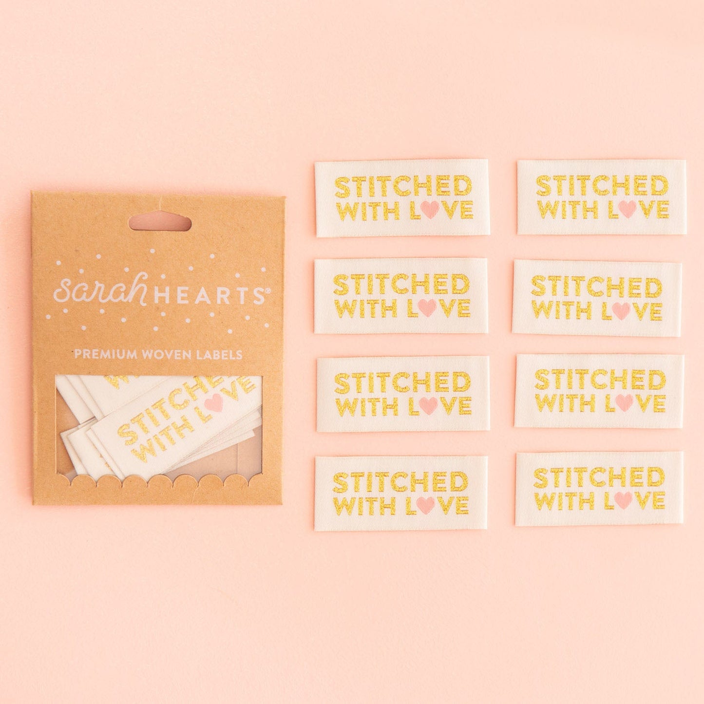 Stitched with Love Sewing Labels | Woven Labels | 070627
