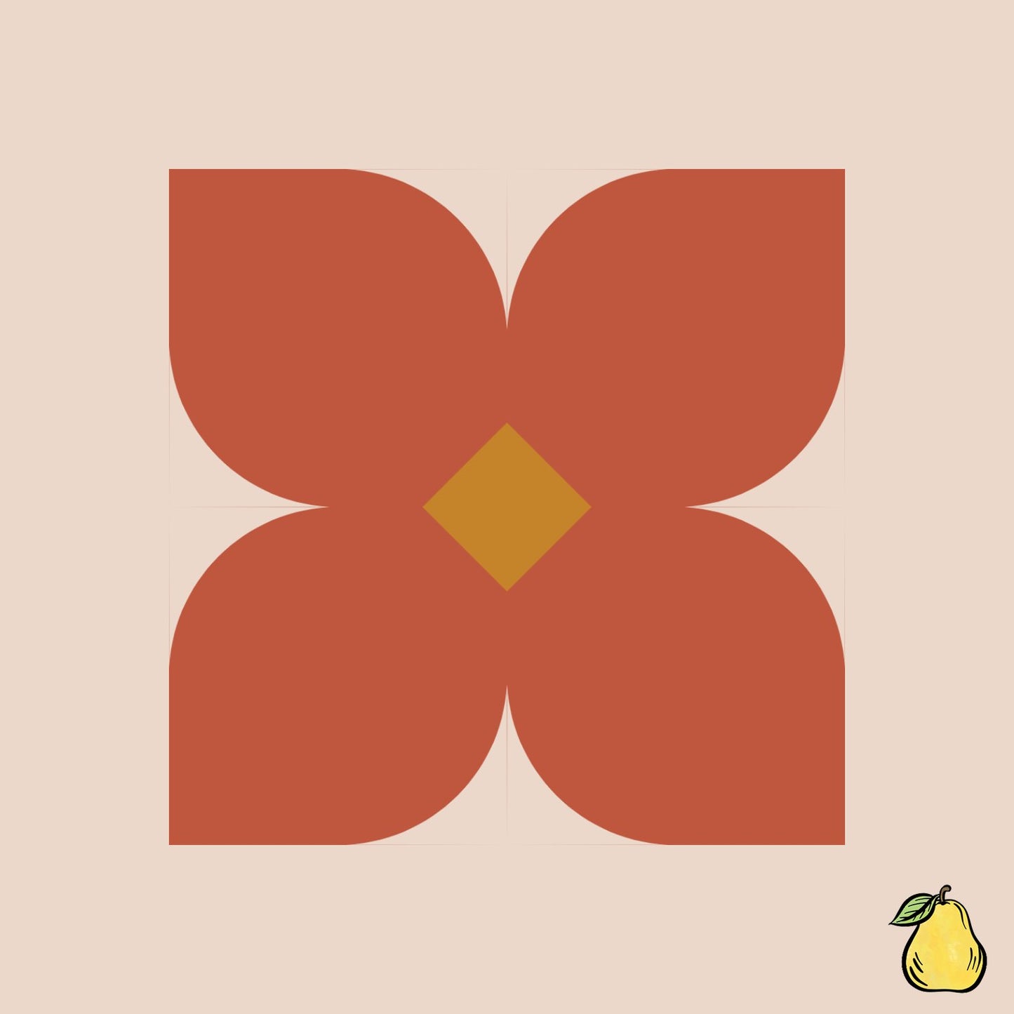 Pear Tree Market The Dogwood 18 Pillow Sienna Quilt Kit Bundle - Pattern Included