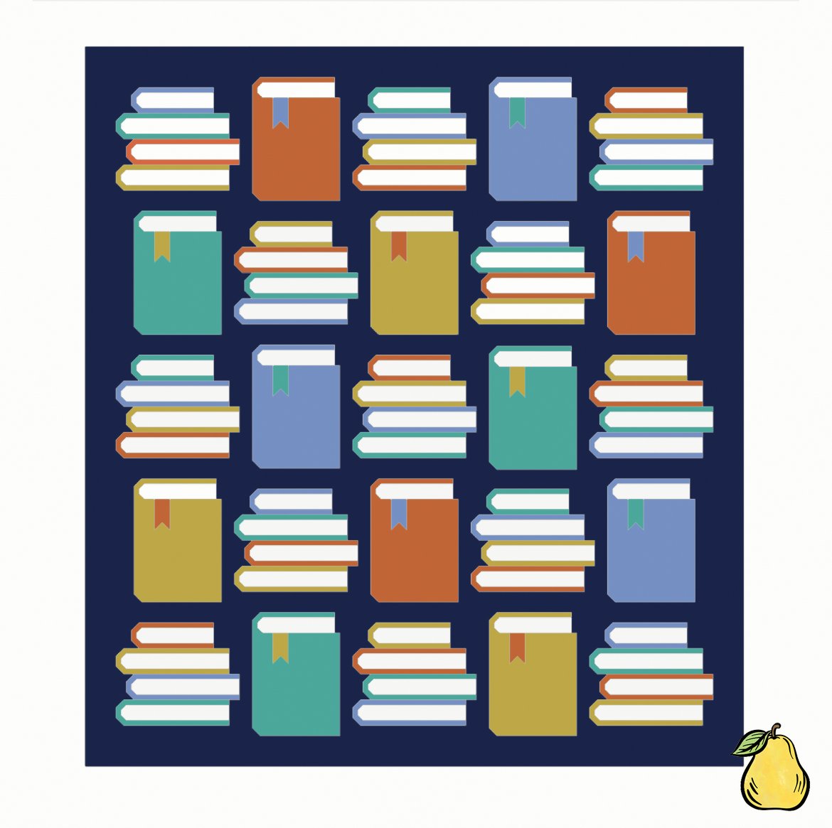 Pear Tree Market Pen + Paper Patterns Book Nook- Logophile Quilt Kit Bundle - Pattern Not Included