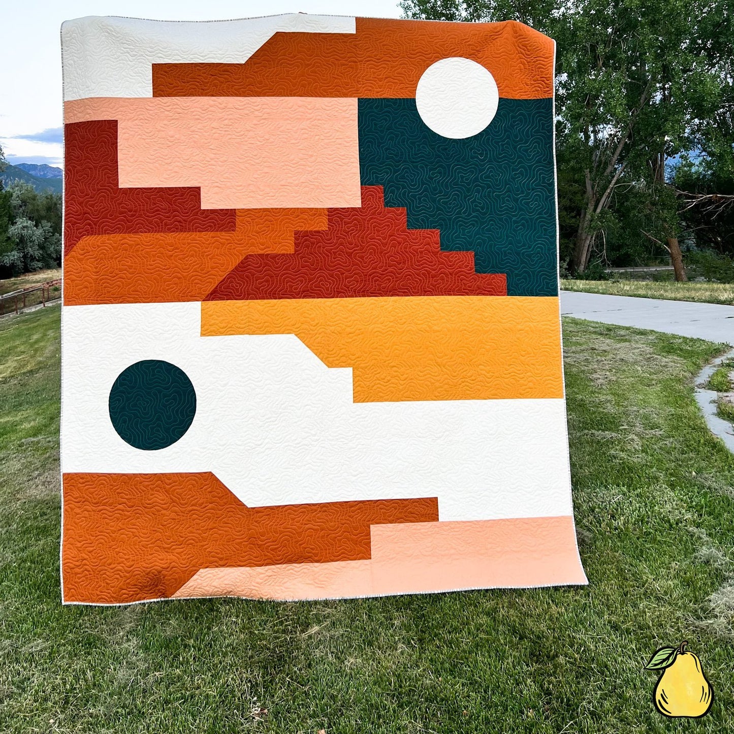 Pear Tree Market Well Springs Designs Co Sundance Throw Sized Quilt Kit Bundle - Pattern Not Included