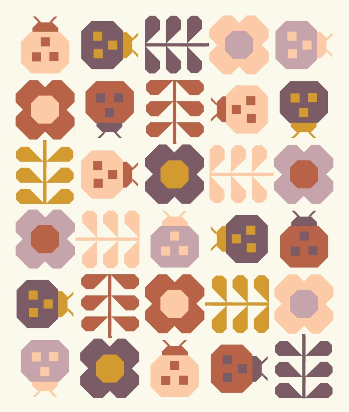 Pear Tree Market Pen + Paper Patterns Hello Spring - Balmy Quilt Kit Bundle - Pattern Not Included