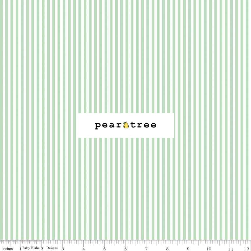 Riley Blake Designs 18 Stripe Sweet Mint