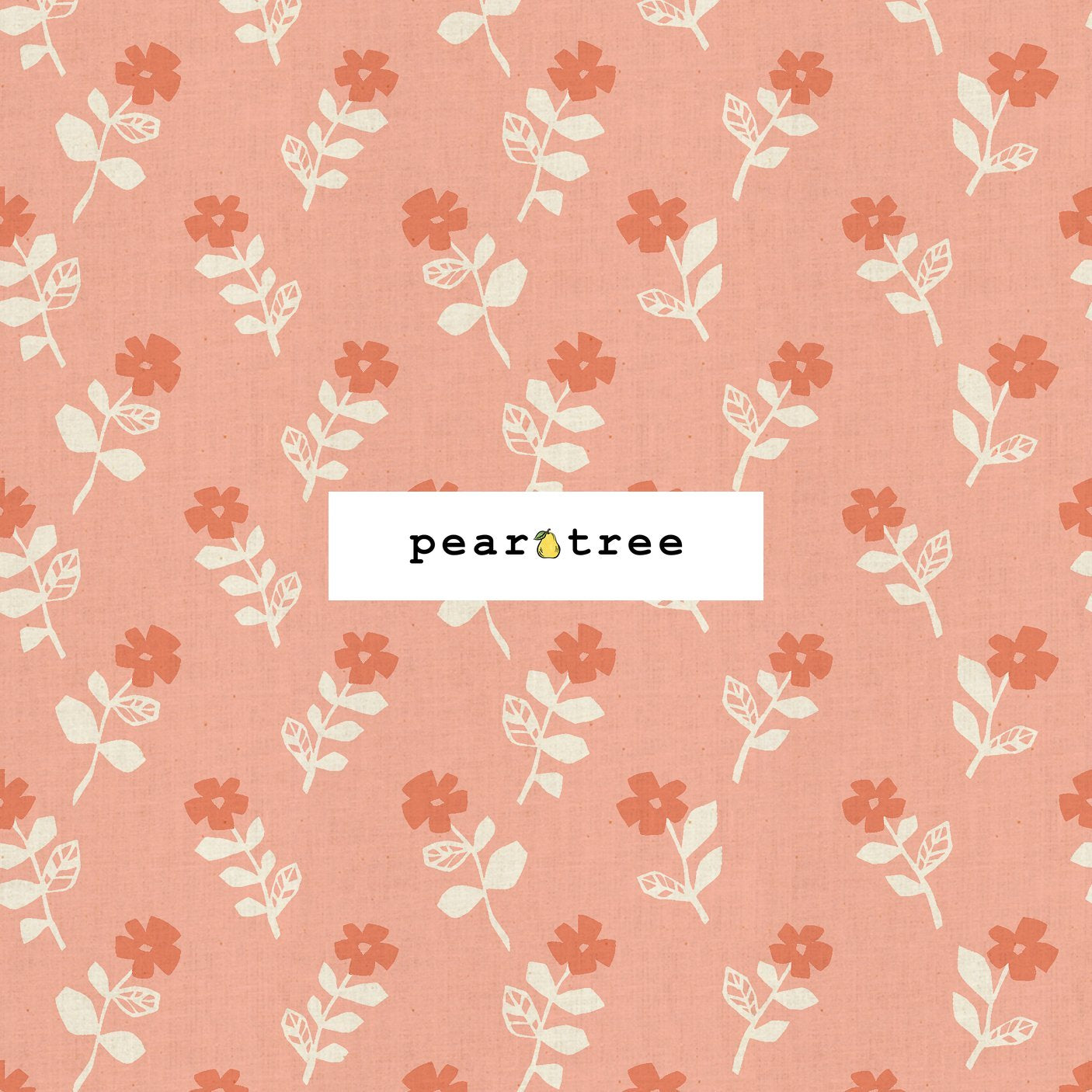 Odoru Hana - Coral Unbleached | Mori No Tomodachi | RJR Fabrics | HO105-CO1U