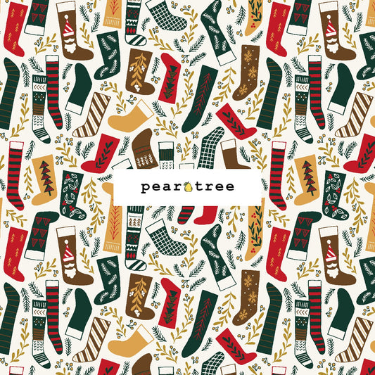 RJR Fabrics Pleasant Surprises - Green Gold Metallic Fabric