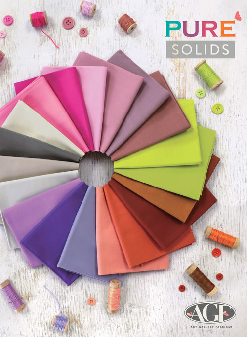 Art Gallery Fabrics AGF Color Card - New 2026 Edition with 227 Colors - Pure Solids By Art Gallery Fabrics