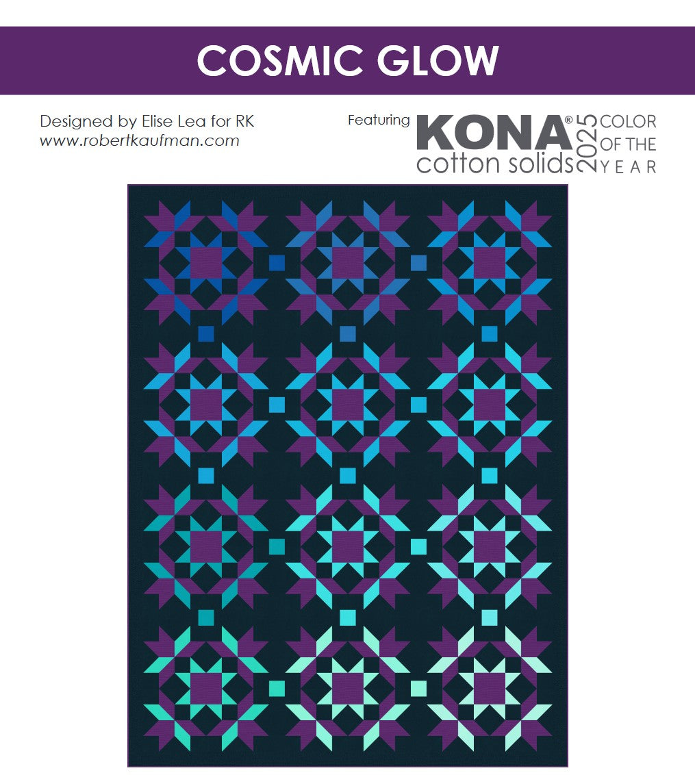 Cosmic Glow by Robert Kaufman - Free Quilting Pattern PDF Download