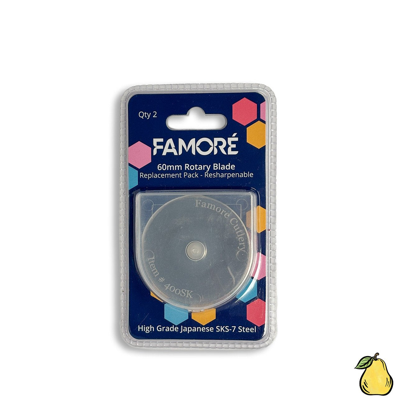 Checker Famore 60mm Replacement Blades - 2pk