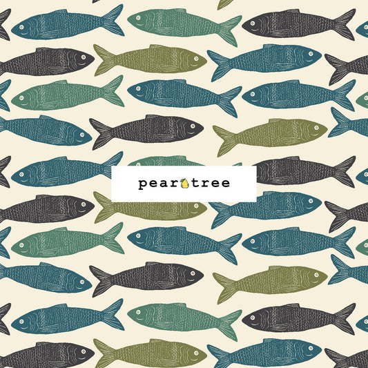 Cotton + Steel Upstream - Trout Fabric