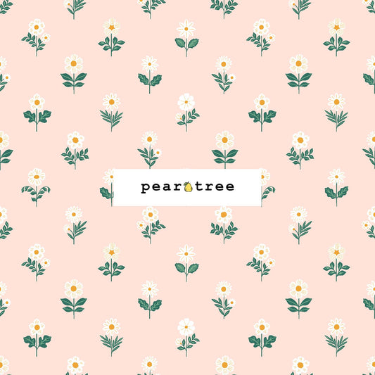 Petit Bouquet - Pink Wink Fabric | Wildflora | Cotton + Steel | EM303-PW2
