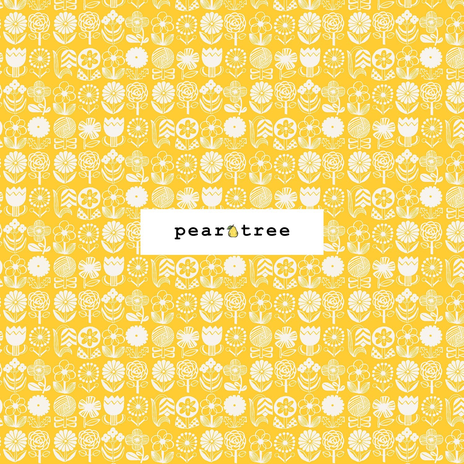 Cotton + Steel Hana Hana - Sun Kissed Yellow Fabric