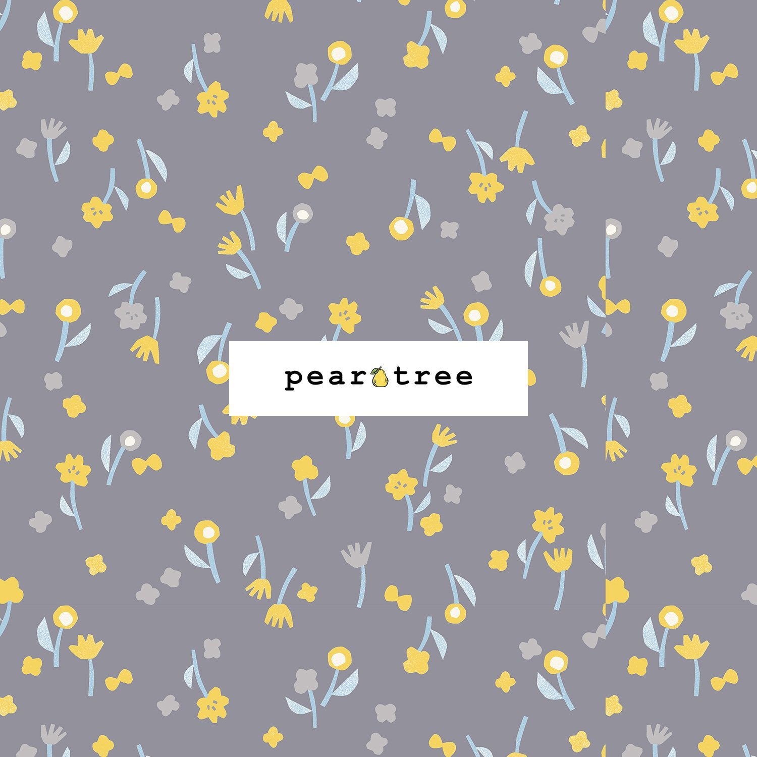 Cotton + Steel Flower Picking - Gray Fabric