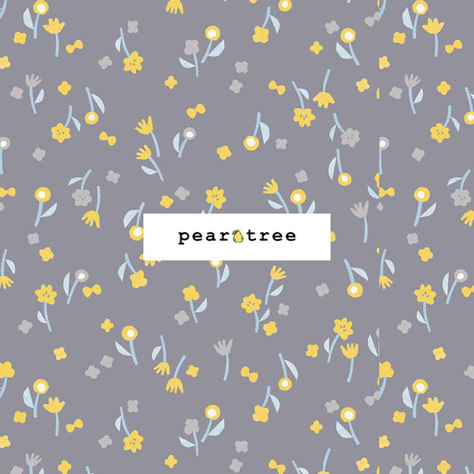 Cotton + Steel Flower Picking - Gray Fabric