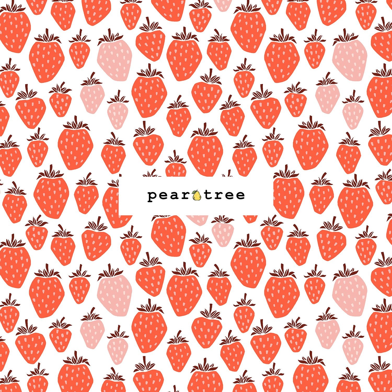 Cotton + Steel Queen Of Berries - Blushing Red Fabric