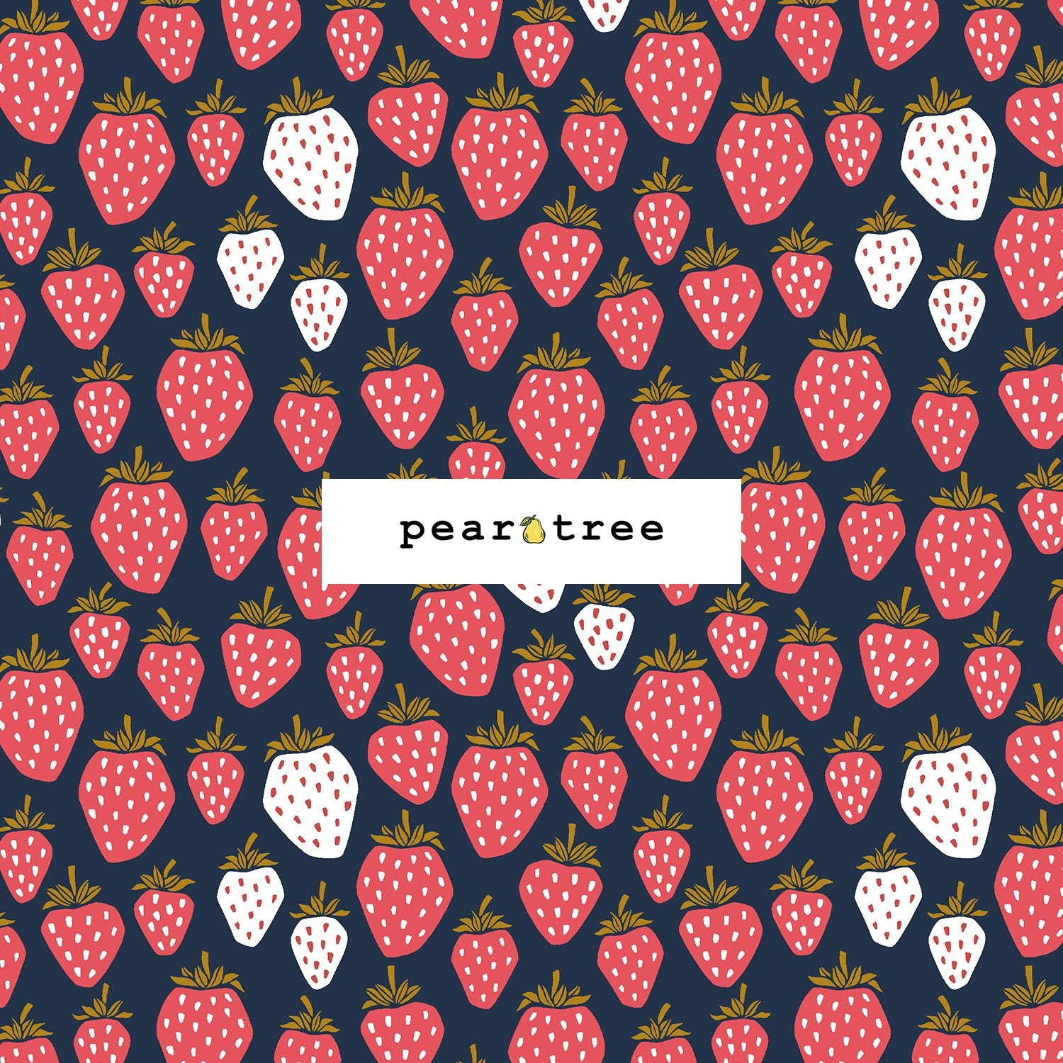 Cotton + Steel Queen Of Berries - Evening Blue Fabric