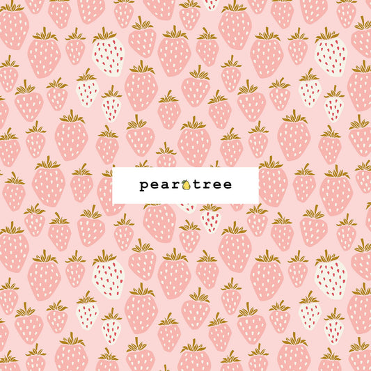 Cotton + Steel Queen Of Berries - Flush Pink Fabric