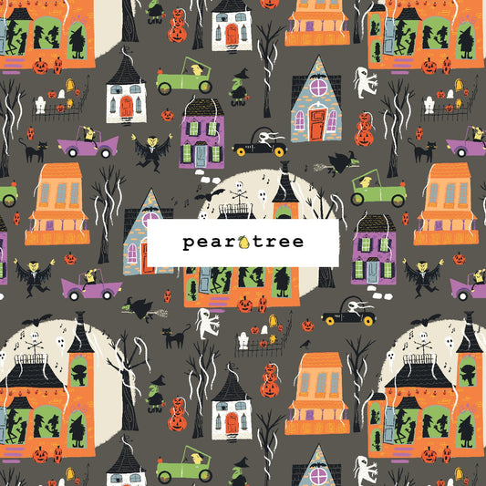 Cotton + Steel Block Party - Live Laugh Scare Fabric