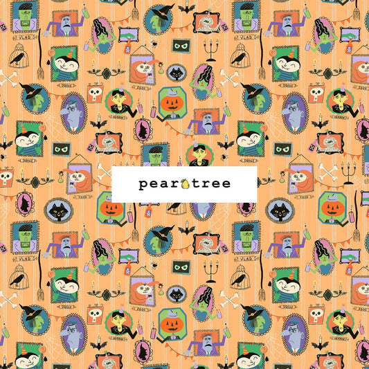 Cotton + Steel Block Party - Portrait Gallery - Here For The Boos Fabric