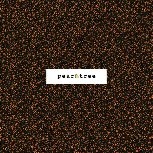 Cotton + Steel Block Party - Pumpkin Toss - If Youve Got It Haunt It Fabric