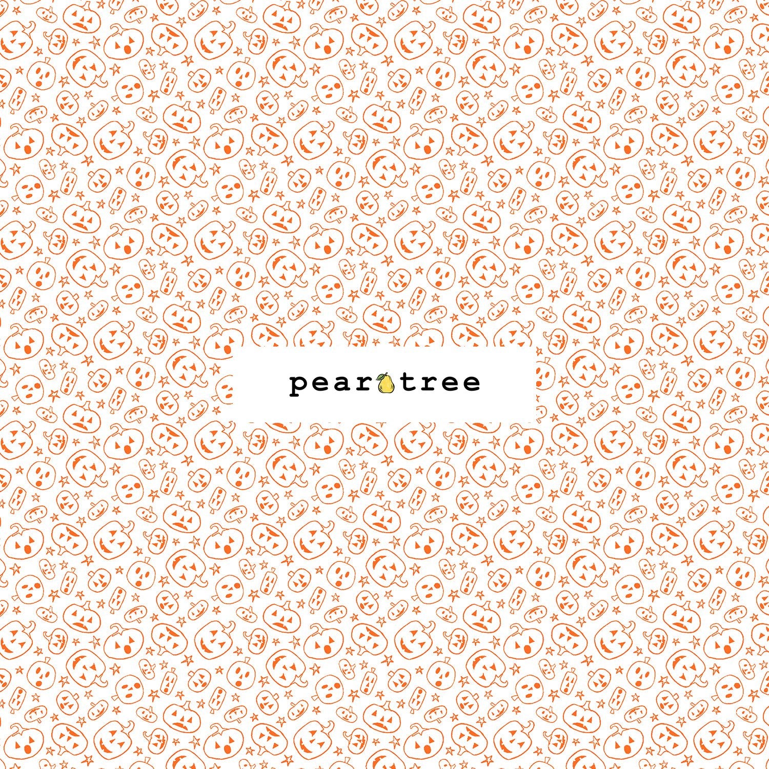 Cotton + Steel Block Party - Pumpkin Toss - Too Cute To Spook Fabric
