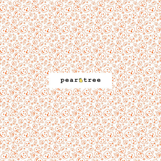 Cotton + Steel Block Party - Pumpkin Toss - Too Cute To Spook Fabric