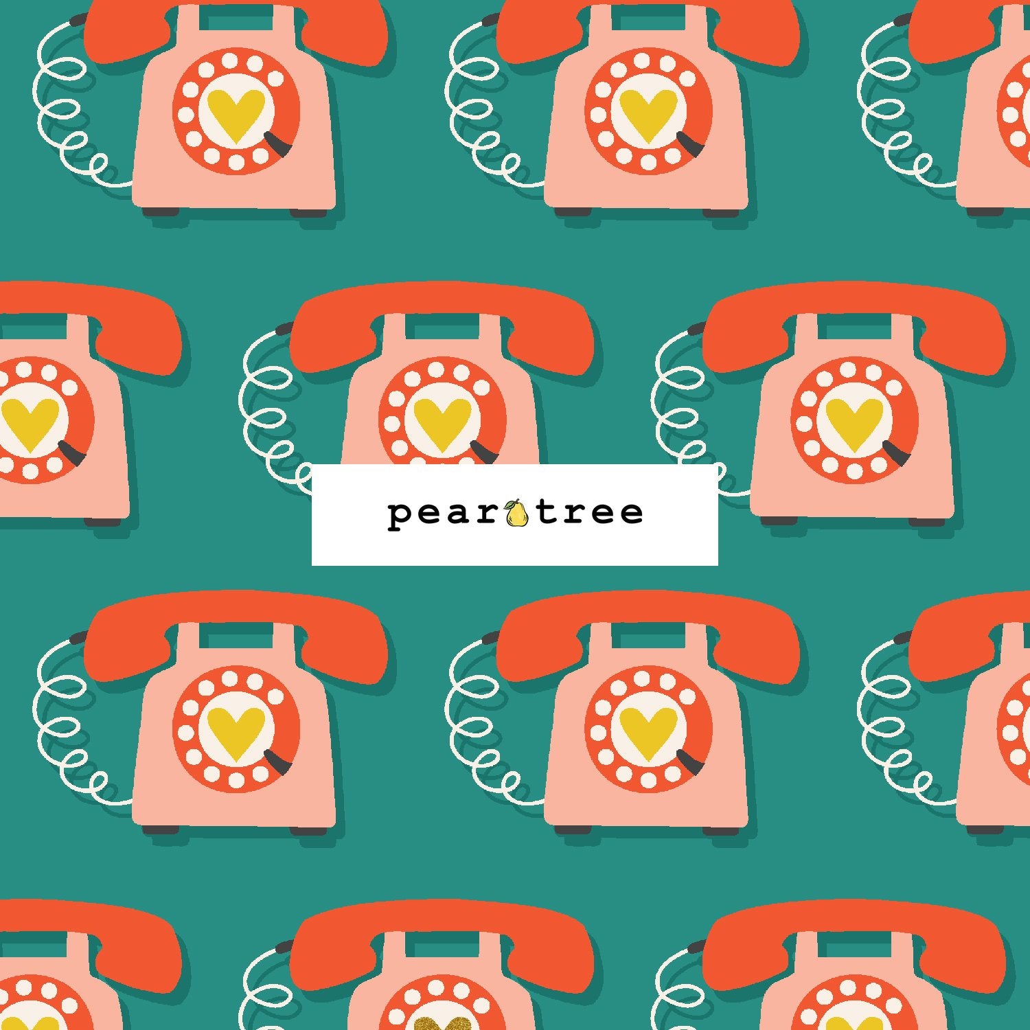 Cotton + Steel Speed Dial - Teal Metallic