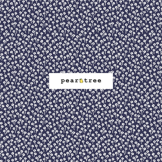 Cotton + Steel Tapestry Dot - Navy Fabric