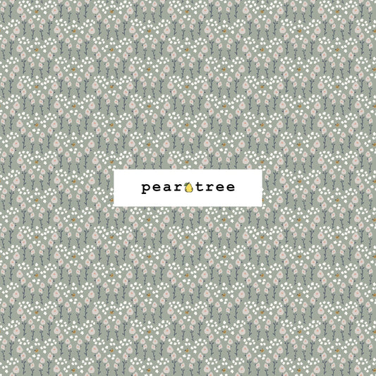 Cotton + Steel Nice To Bee With You - Budding Green Fabric