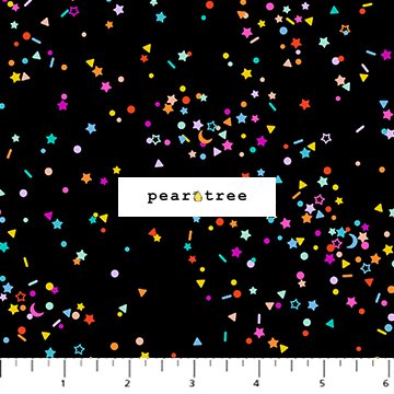 Figo Sprinkles - Black Multi