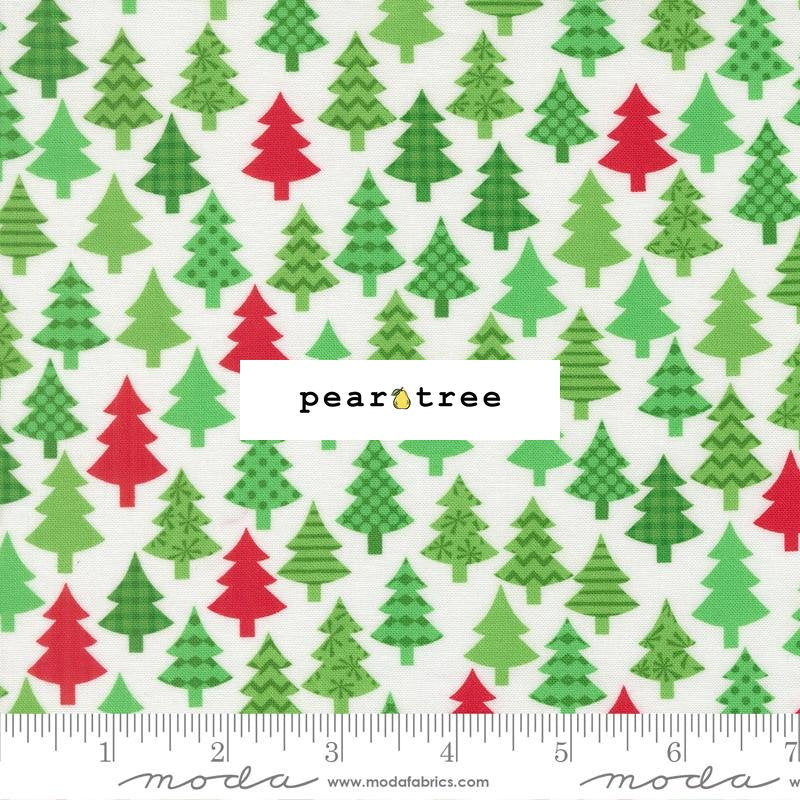 Moda Fabrics Winter White - Christmas Trees