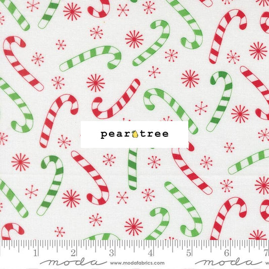 Moda Fabrics Winter White - Candy Cane