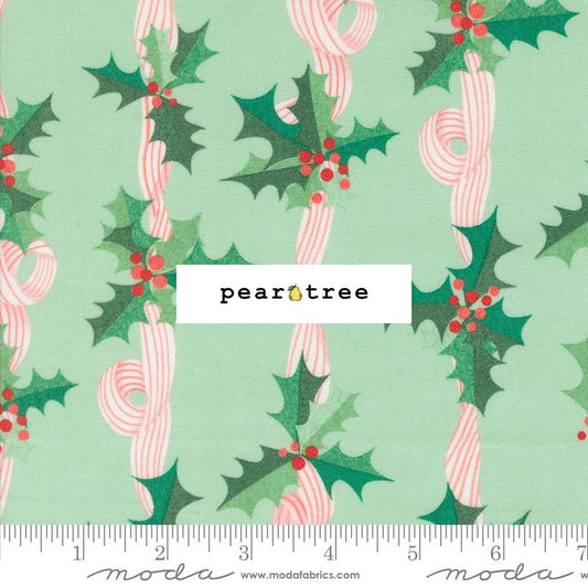 Moda Fabrics Mint - Holly Stripes