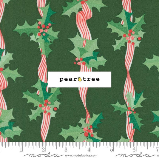 Moda Fabrics Pine - Holly Stripes